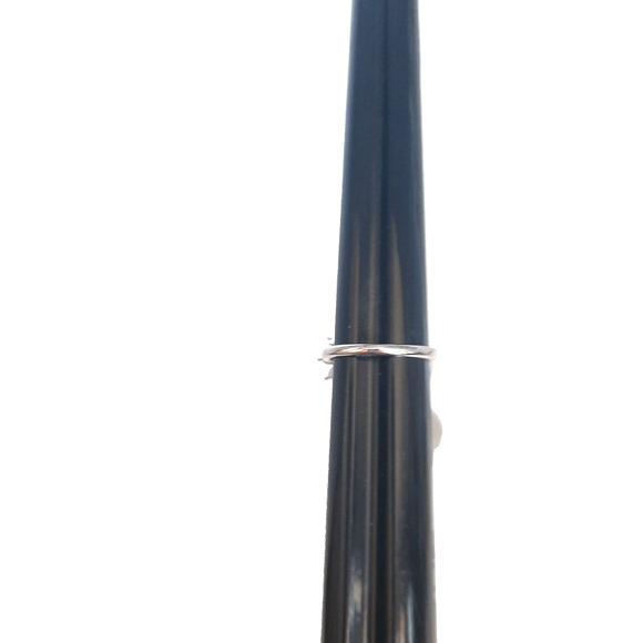 New Bomb Party Light Blue Topaz Rhodium Plated Cocktail Ring SIZE 6 NWT Glam - Picture 3 of 7